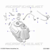 SERBATOIO DI CARBURANTE ASM.