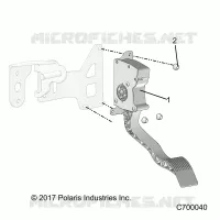 ENGINE, ACCELERATORE PEDALE