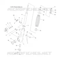 SUSPENSION, ANTERIORE MONTANTE