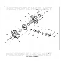 DRIVE TRAIN, POSTERIORE GEARCASE INTERNALS
