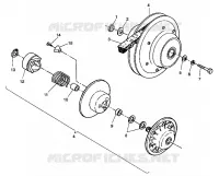 FRIZIONE DRIVEN ASSEMBLY 6X6 350L S938739 (4924362436032A)