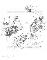 TRASMISSIONE, CLUTCH OVER AND DUCTING