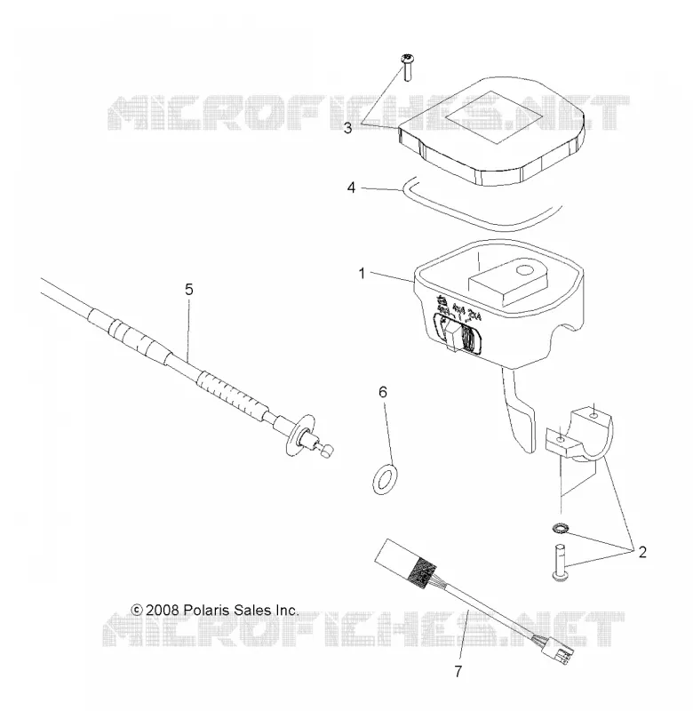 TIMONE, CONTROLLI, ACCELERATORE ASM. and CABLE