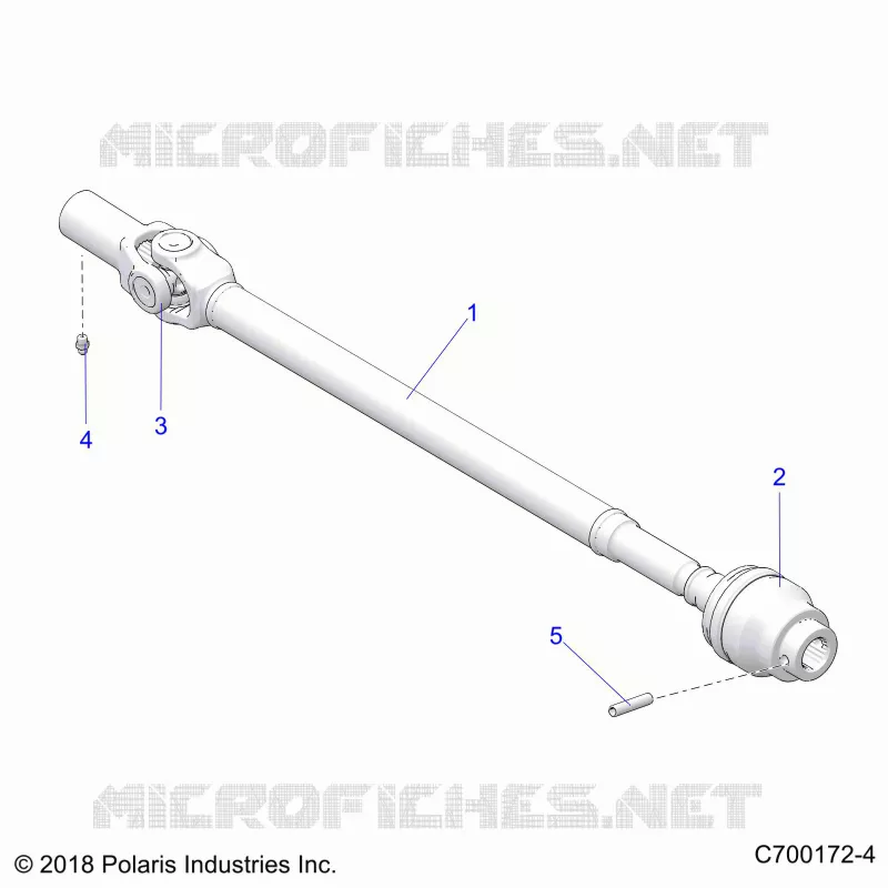 TRASMISSIONE, FRONT PROP SHAFT