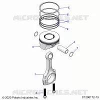 ENGINE, PISTONE & ROD