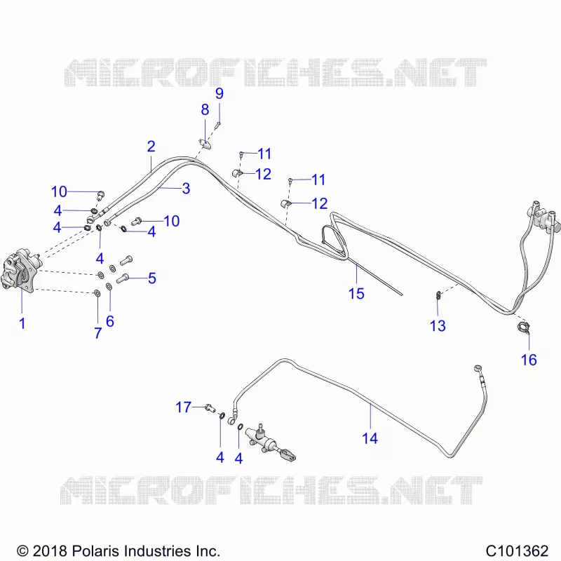 BRAKES, LINEE FRENO POSTERIORE
