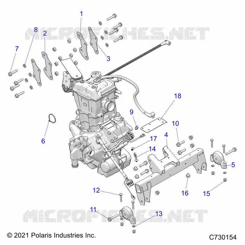 ENGINE, TRASMISSIONE MOUNTING & LONG BLOCK- R24MAU57B4/Z4/B9/Z9 (C730154)