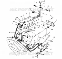 SISTEMA DI RAFFREDDAMENTO  500 EFI 0952774, EFI SKS 0952574,   EFI SKS PT 0952974, and (4929052905B010)