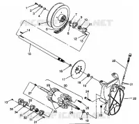TRASMISSIONE ASSEMBLY 440 XCR SP 0941660 (4927082708019A)