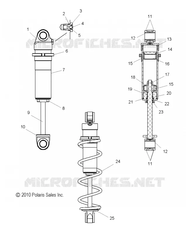SHOCK ANTERIORE PISTA (7043602)