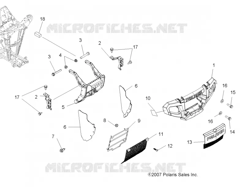 PARAURTI ANTERIORE AND MOUNTING