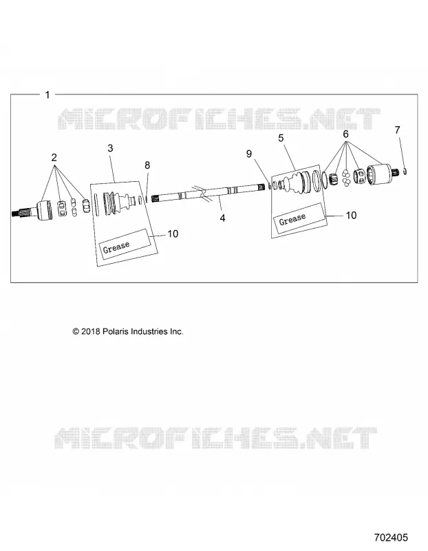 TRASMISSIONE, HALF SHAFT, REAR