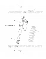 SUSPENSION, SHOCK ANTERIORE, MOUNTING