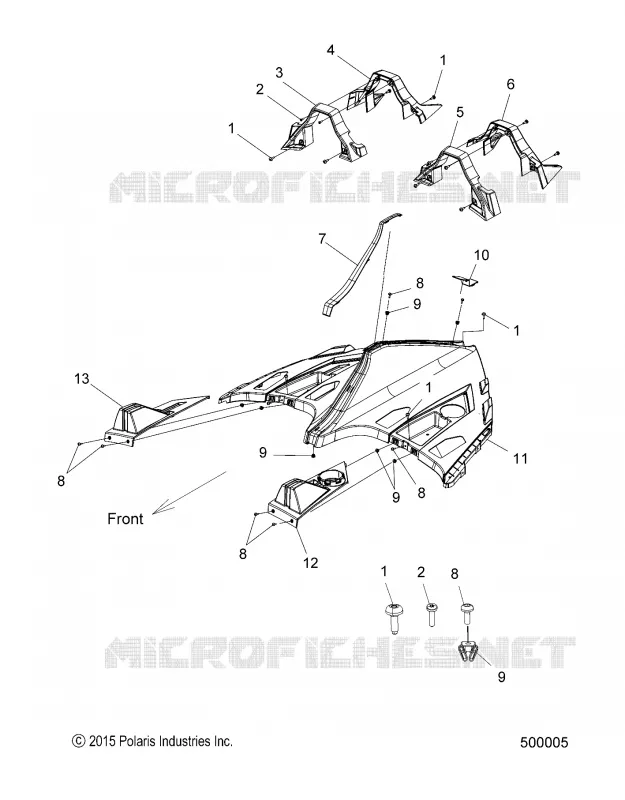 CARROZZERIA POSTERIORE ASM., UPPER