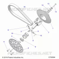 TRASMISSIONE, CLUTCH, SECONDARY