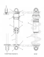 SUSPENSION, SHOCK ANTERIORE TRACK, MONOTUBE