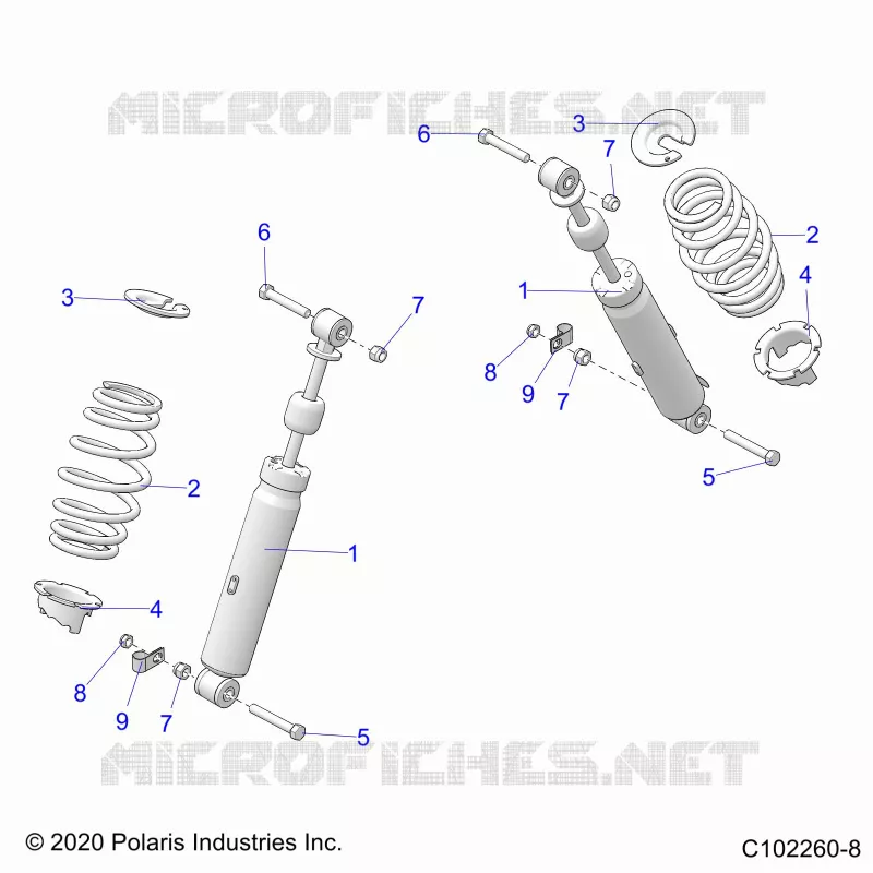 SUSPENSION, SHOCK ANTERIORE