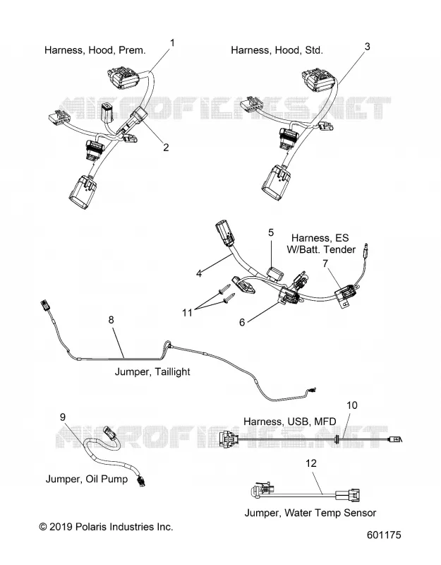 ELETTRICO, JUMPERS/WIRE HARNESS