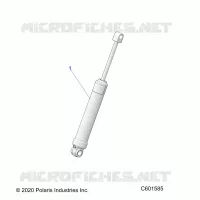 SUSPENSION, AMMORTIZZATORE POSTERIORE TRACK