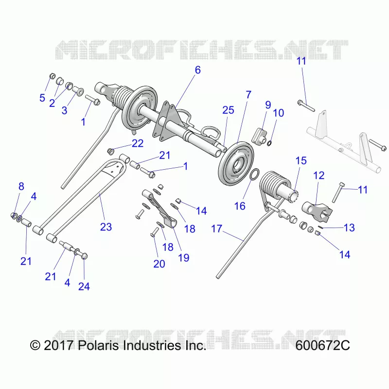 SUSPENSION, POSTERIORE COPPIA ARM