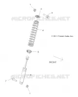 SUSPENSION, AMMORTIZZATORE POSTERIORE MOUNTING