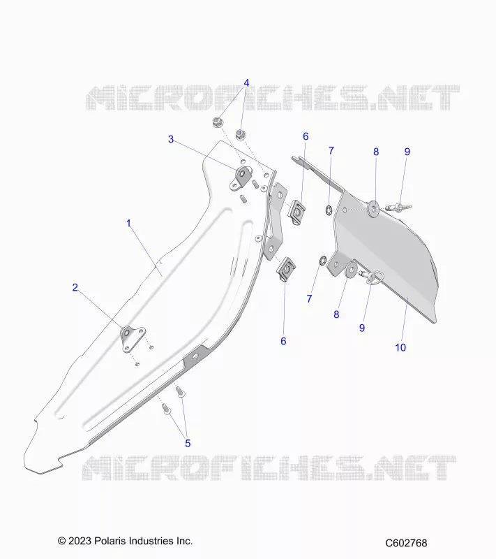 CHASSIS, PROTEZIONE FRIZIONE ASM. AND SHIELD