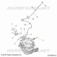 TRASMISSIONE, MAIN GEARCASE MOUNTING -Z24G4C92AN/BN (C0702874-2)