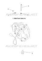 SCATOLA DEGLI INGRANAGGI, MOUNTING, FRONT (DEMAND DRIVE)