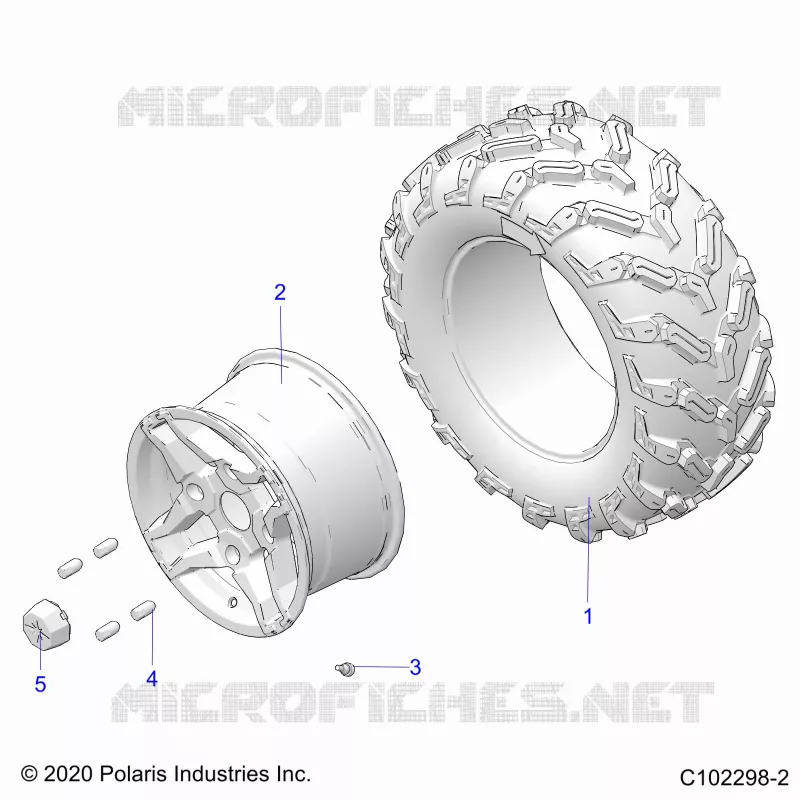 RUOTAS, REAR TIRE