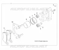 FRENO POSTERIORE CALIPER