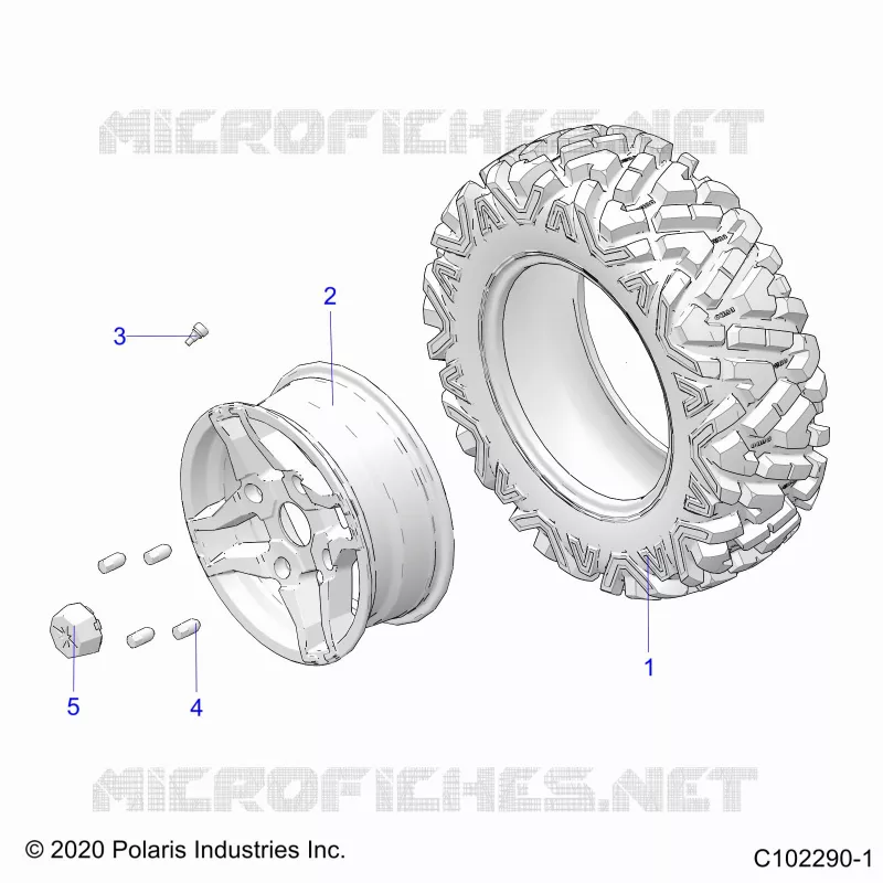 RUOTAS, FRONT TIRE