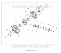TRASMISSIONE, POSTERIORE GEARCASE INTERNALS