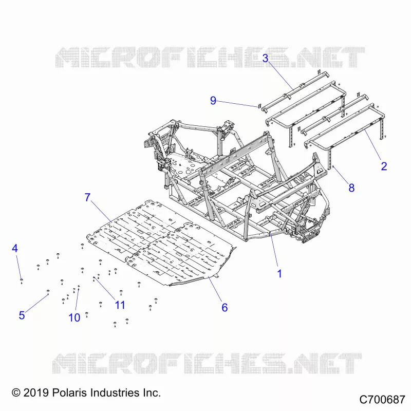CHASSIS, TELAIO PRINCIPALE