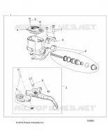 BRAKES, FRONT BRAKE LEVER AND CILINDRO PRINCIPALE