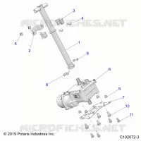 STEERING, STERZO POST ASM.
