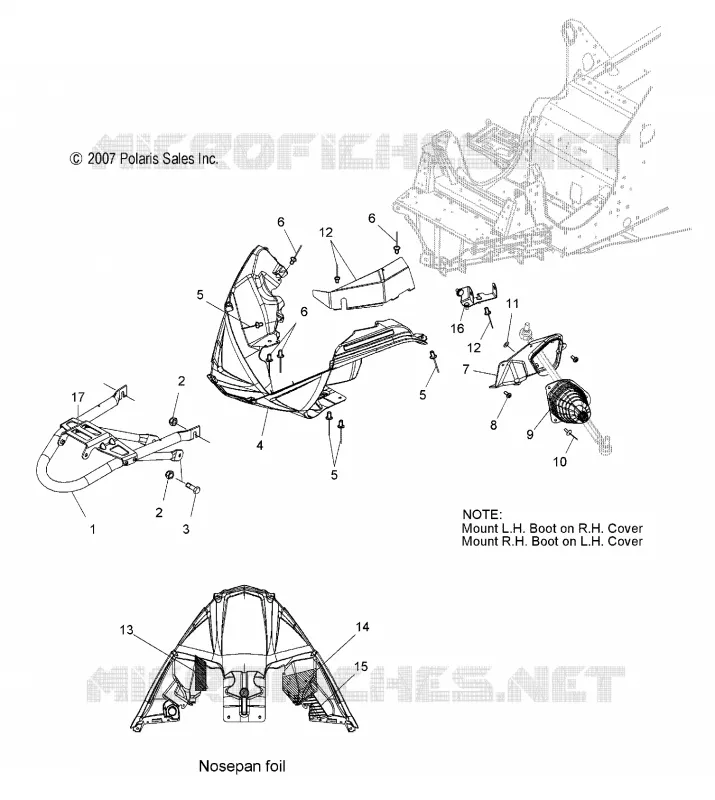 PARAURTI ANTERIORE, NOSEPAN AND TIE ROD BOOT (SPECIAL 08 BUILD)