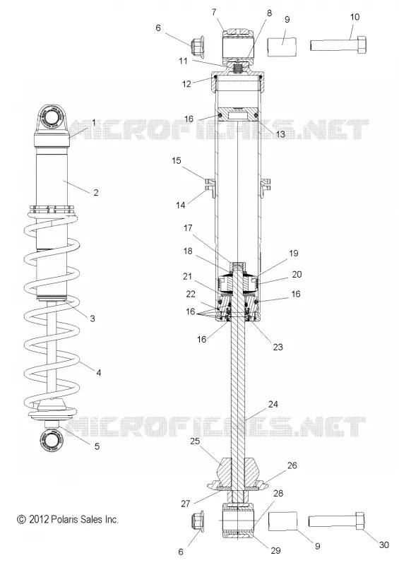 SUSPENSION, IFS SHOCK (INDY SP)(7043861)