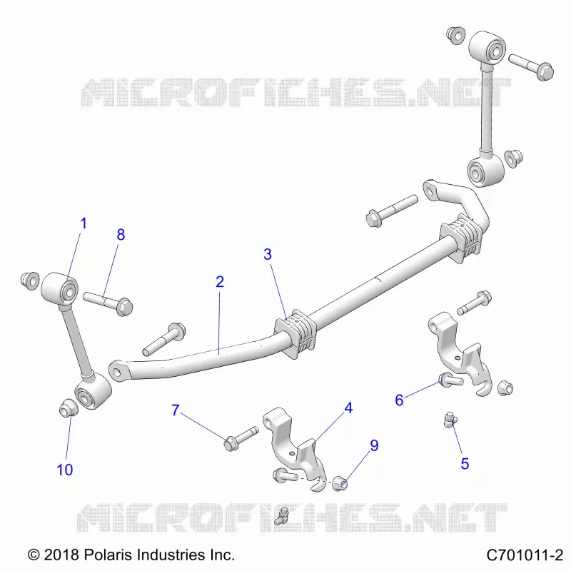 SUSPENSION, FRONT BARRA DI STABILIZZAZIONE