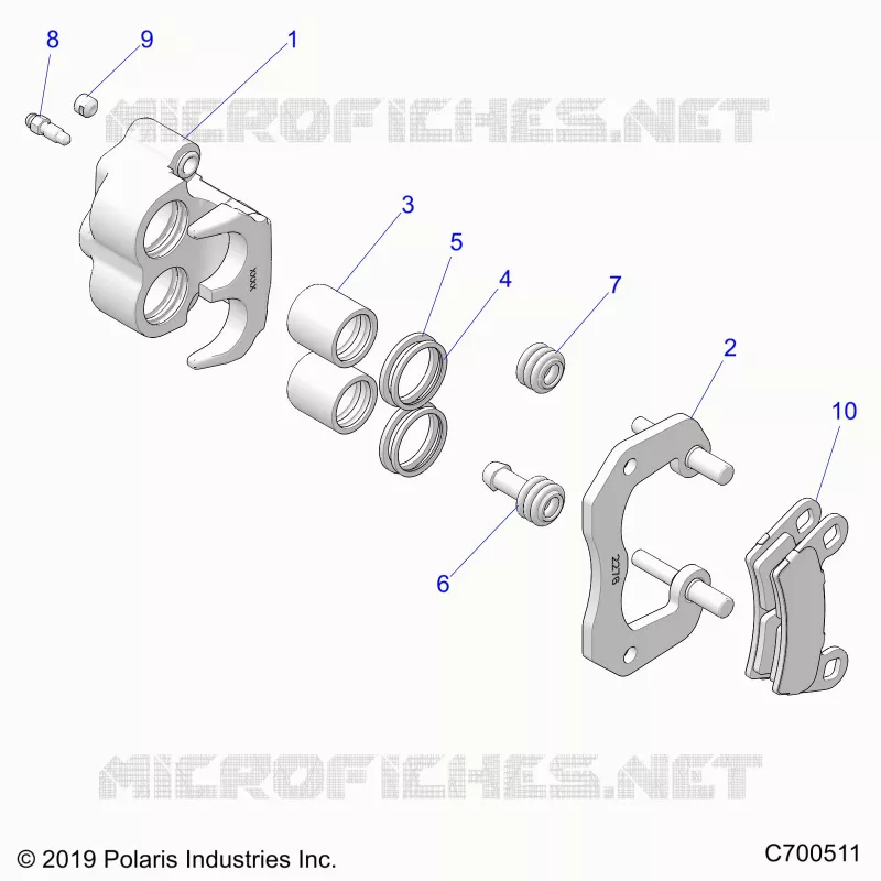 BRAKES, PINZA POSTERIORE