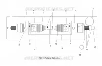 DRIVE TRAIN, DRIVE POSTERIORE ALBERO