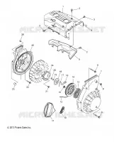 ENGINE, BLOWER HOUSING AND RECOIL ANTIPASTO