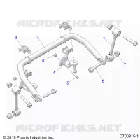 SUSPENSION, FRONT BARRA DI STABILIZZAZIONE- G21GXZ99AM/BM (C701011-2)