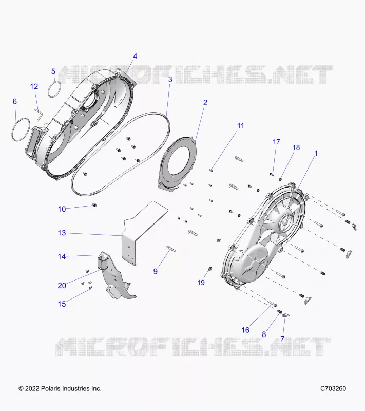 TRASMISSIONE, CLUTCH COVER, INNER/OUTER
