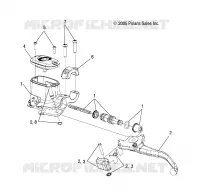 FRENO ANTERIORE BRAKE LEVER AND MASTER CYLINDER