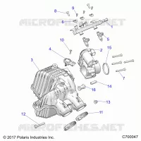 ENGINE, PRESA D'ARIA MANIFOLD