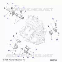 MOTORE, MOUNTING & LONG BLOCK