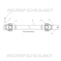 DRIVE TRAIN, FRONT PROP ALBERO