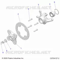 SOSPENSIONI ANTERIORI CARRIER- Z23NAE99PR (C0704127-2)