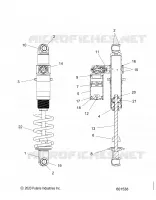 SUSPENSION, AMMORTIZZATORE POSTERIORE TRACK, VELOCITY