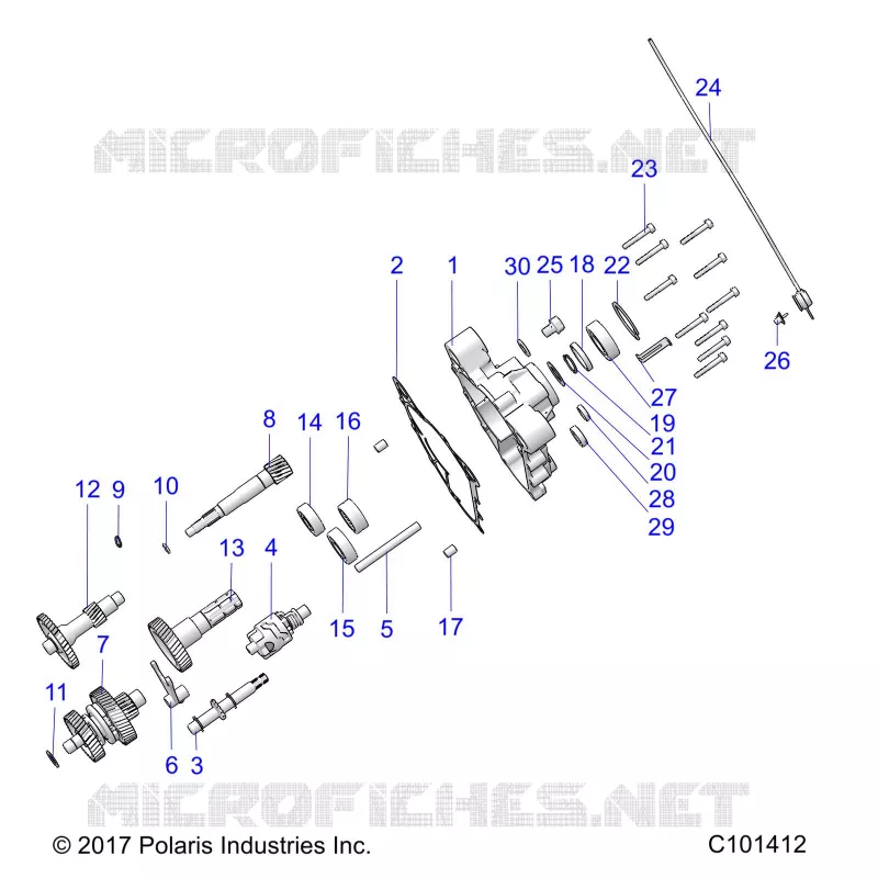 DRIVE TRAIN, PRINCIPALE SCATOLA INGRANAGGI